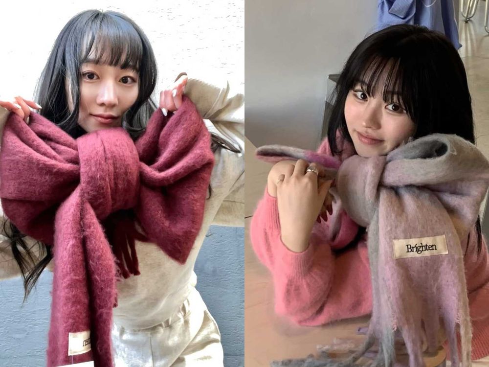 日韓女生都這樣圍！7種超簡單「冬天圍巾綁法」教學！蝴蝶結圍法一秒小臉、快通通學起來！-5