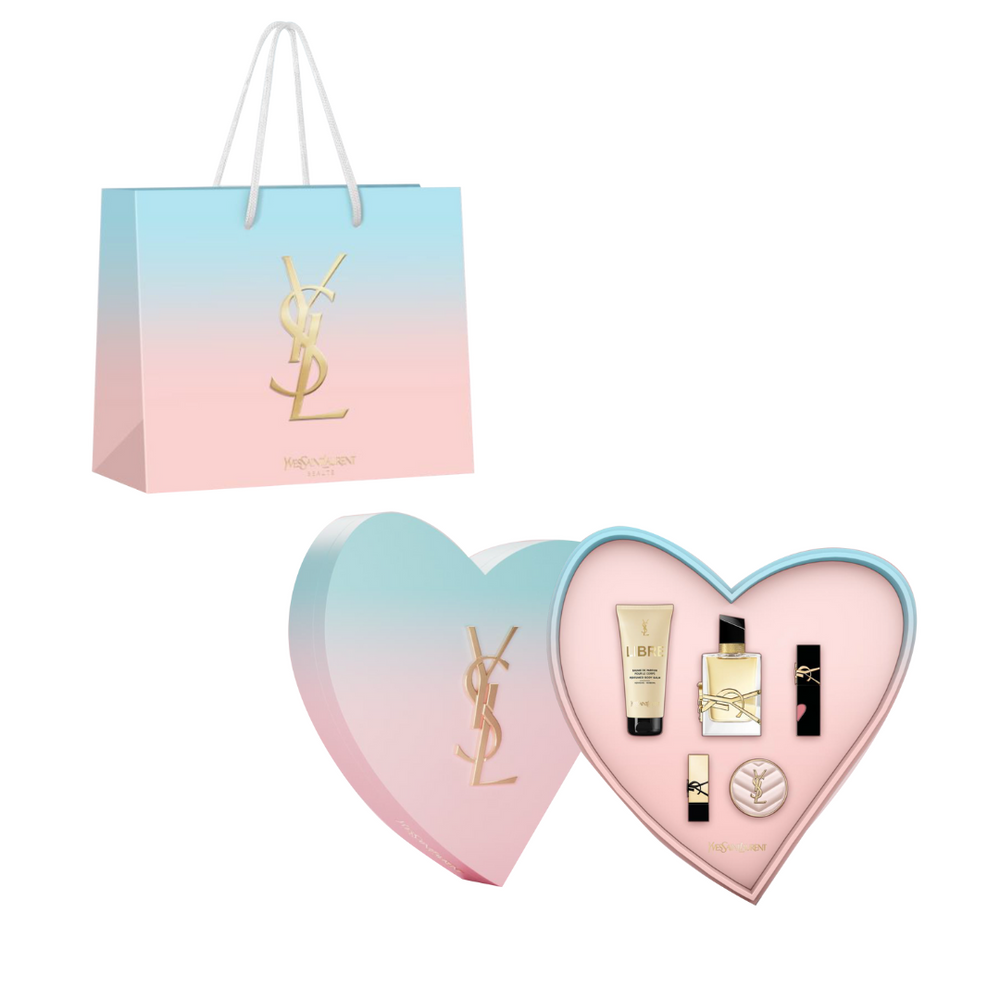 2025最夢幻情人節禮物！YSL「絲絨唇膏、潤唇膏、精華水氣墊」幻化漸層藍粉外觀，美到移不開眼！-11