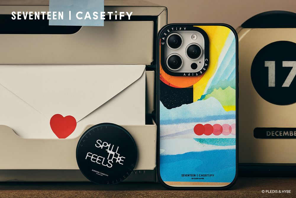 克拉集體發瘋！CASETiFY聯名SEVENTEEN「專輯細節手機殼、限量鑰匙圈」開賣就要搶！-9