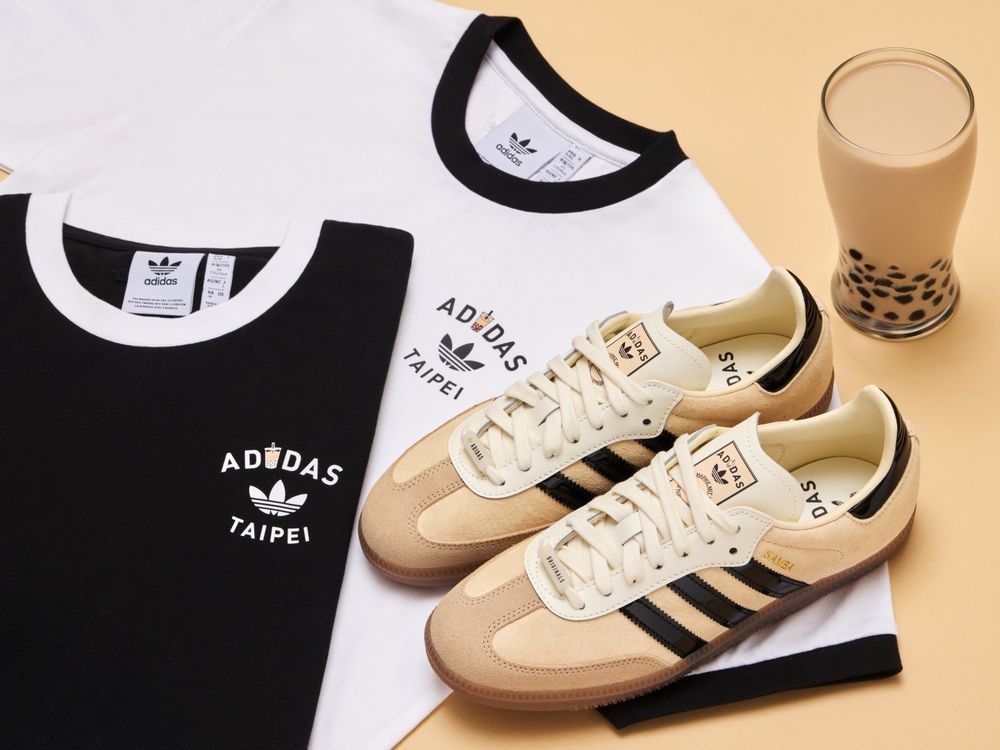 只有台灣買得到！adidas Samba台北限定「珍珠奶茶配色」奶油色麂皮太有質感！-1