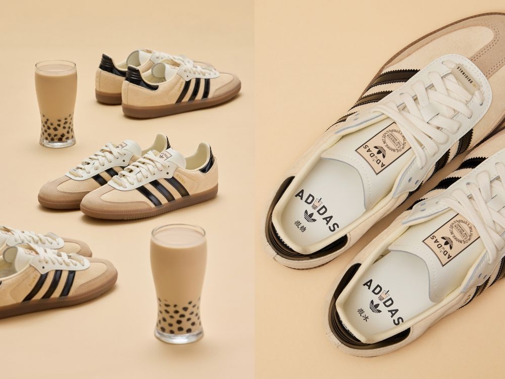 只有台灣買得到！adidas Samba台北限定「珍珠奶茶配色」奶油色麂皮太有質感！-2