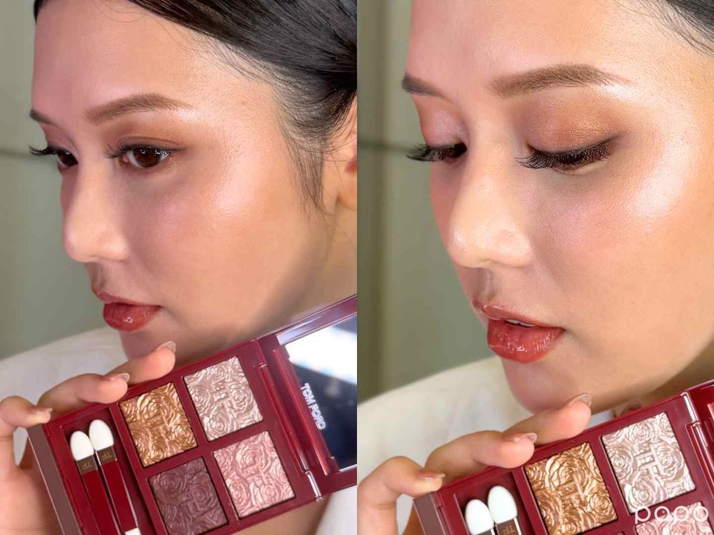 2025春季奢華眼影盤推薦！嬌蘭深邃琥珀蜂蜜色、LUNASOL仙氣粉棕盤...，甜妹必收植村秀糖心配色！-7