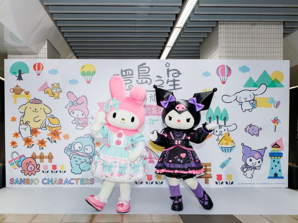 環島之星三麗鷗主題列車來了！超Q美樂蒂粉紅車身、酷洛米、布丁狗彩繪車廂必打卡亮點一次看！-1