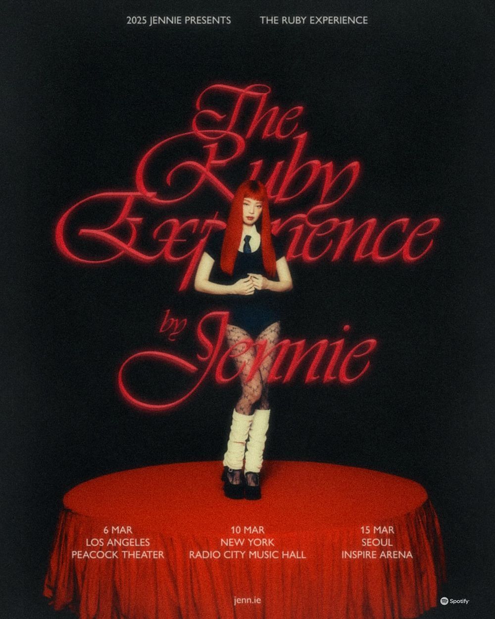 Jennie新專輯+個人演唱會回歸！首張個人正規專輯《Ruby》3月發行，紅髮短瀏海造型引爆全球熱議！-14