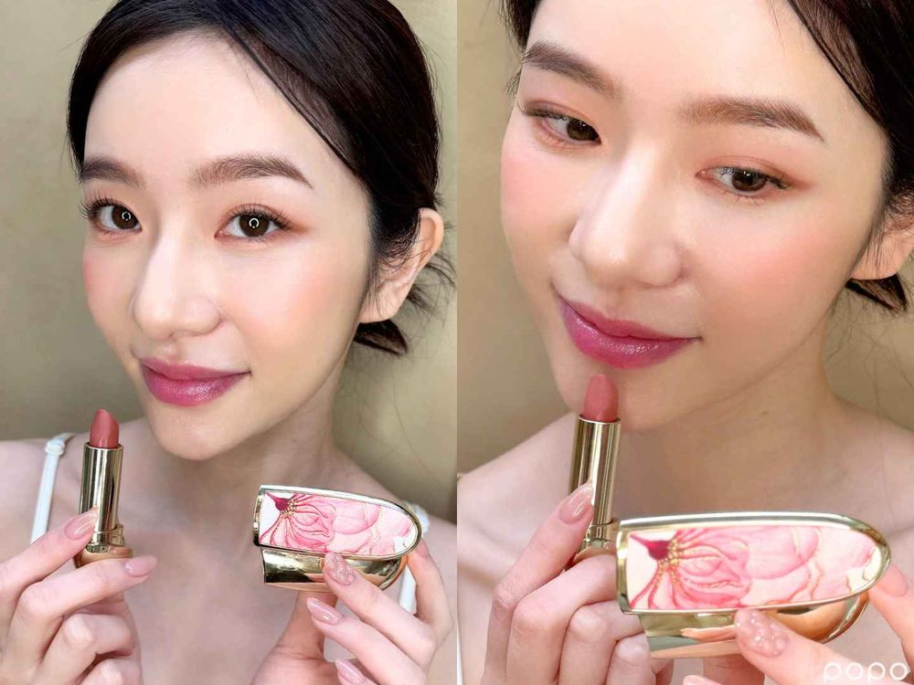 2025「桃花感」春季唇彩推薦！嬌蘭紅寶之吻櫻花彩殼太夢幻、M·A·C鬆弛感裸棕色，這款一抹媲美精華液質地！-5