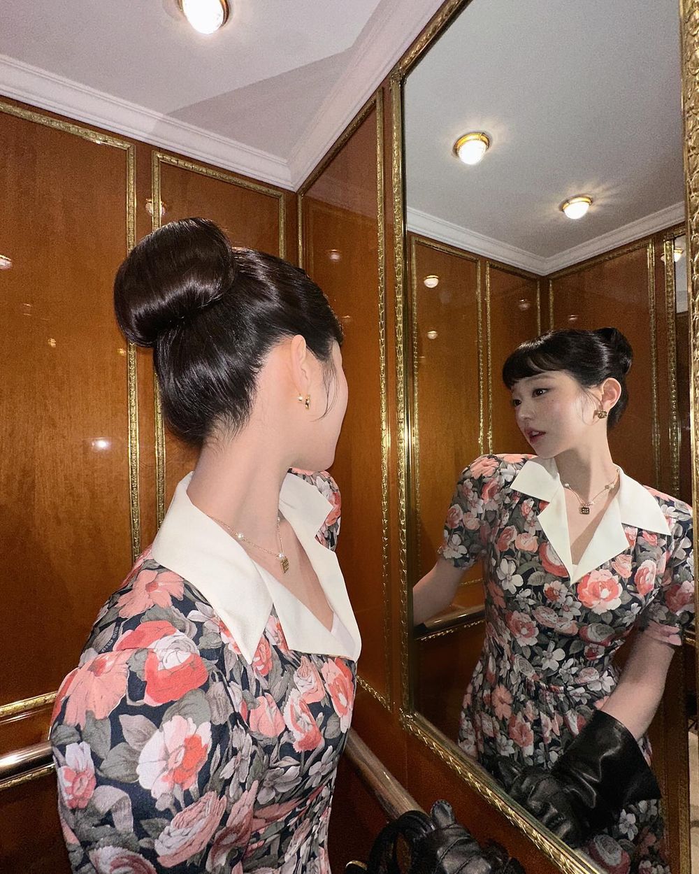 2025春夏時裝周女神髮型圖鑑！張員瑛赫本風綁髮、Rosé同款女人味燙髮...，Jennie化身金髮尤物！-3
