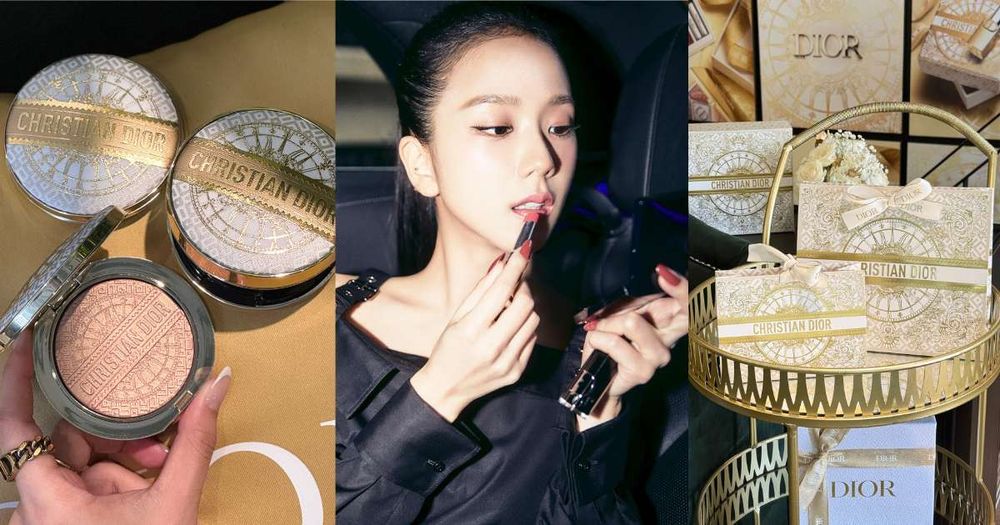2024聖誕彩妝！JISOO同款唇膏化身「金燦凡爾賽」彩殼、DIOR史上最奢華夢幻限量彩妝，美到不敢觸碰！-1