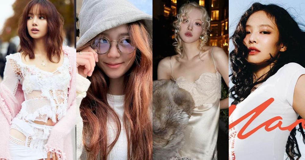 2024下半年韓星回歸髮型解析！Jennie捲髮超顯瘦、秋冬必染Jisoo同款蜜糖香檳棕！-1