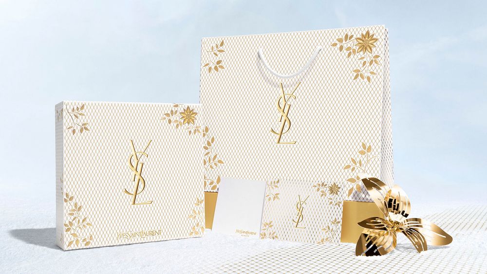 YSL年末放大招！2024聖誕倒數月曆、迷你唇膏禮盒，聖誕限定彩妝換上金奢蕾絲包裝、美到捨不得用！-15