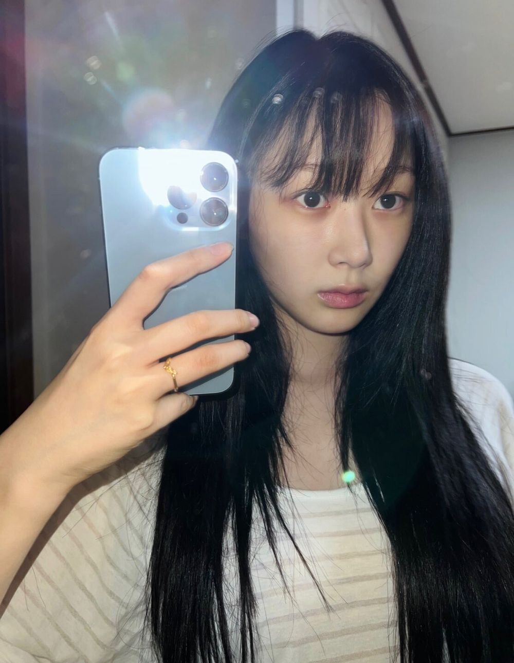 韓網熱議6位素顏超美的KPOP女偶像！舒華、Jisoo初戀神顏難超越，Giselle公認全團素顏最美！-5