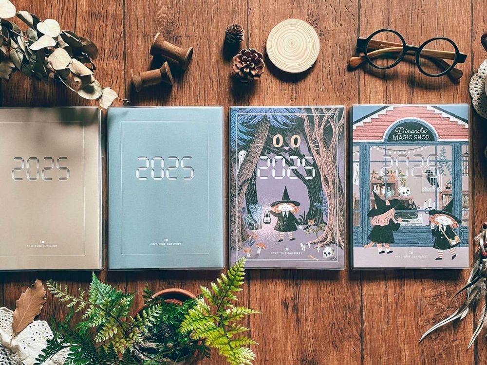 2025質感手帳月曆推薦！爆美花草插畫、專為J人設計日帳本⋯漂亮到選擇障礙大爆發！-6