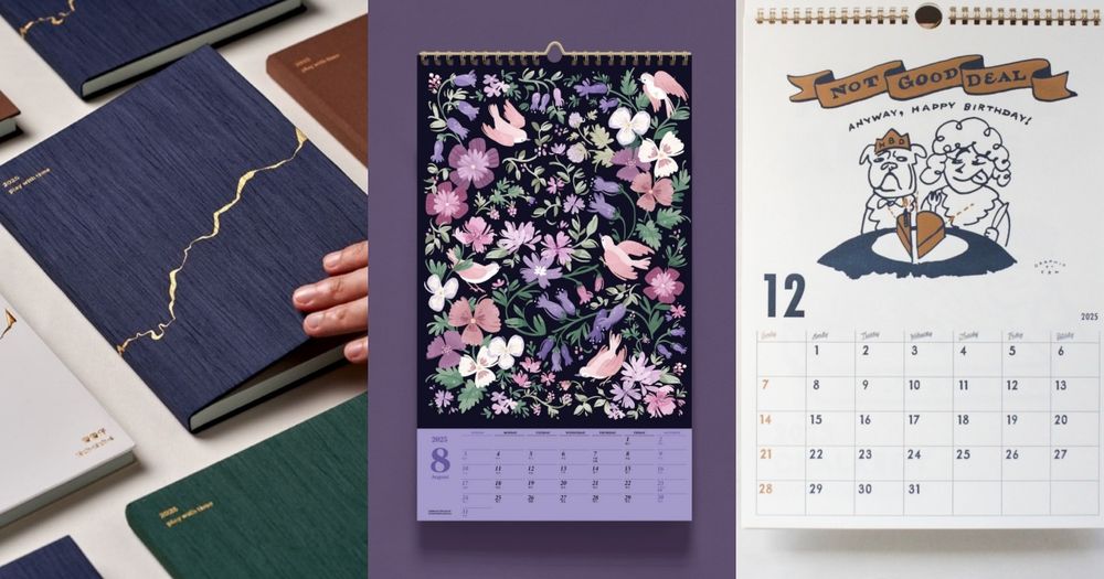 2025質感手帳月曆推薦！爆美花草插畫、專為J人設計日帳本⋯漂亮到選擇障礙大爆發！-12
