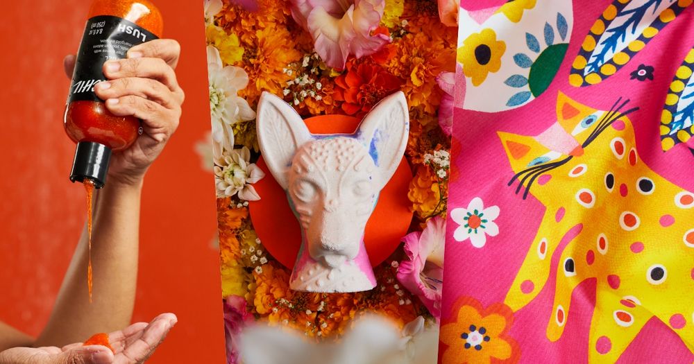 致敬墨西哥傳統文化！LUSH 2024亡靈節限定系列，熱賣萬壽菊汽泡彈再度出現、必收思念之蝶泡泡浴棒！-1