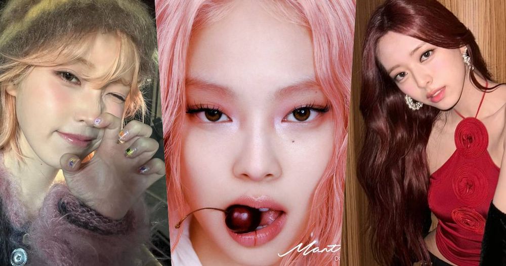 2024秋冬染髮色趨勢解析！Jennie暖冬粉橘、子瑜高級細霧摩卡、漆光緋紅，款款顯白又時髦！-1