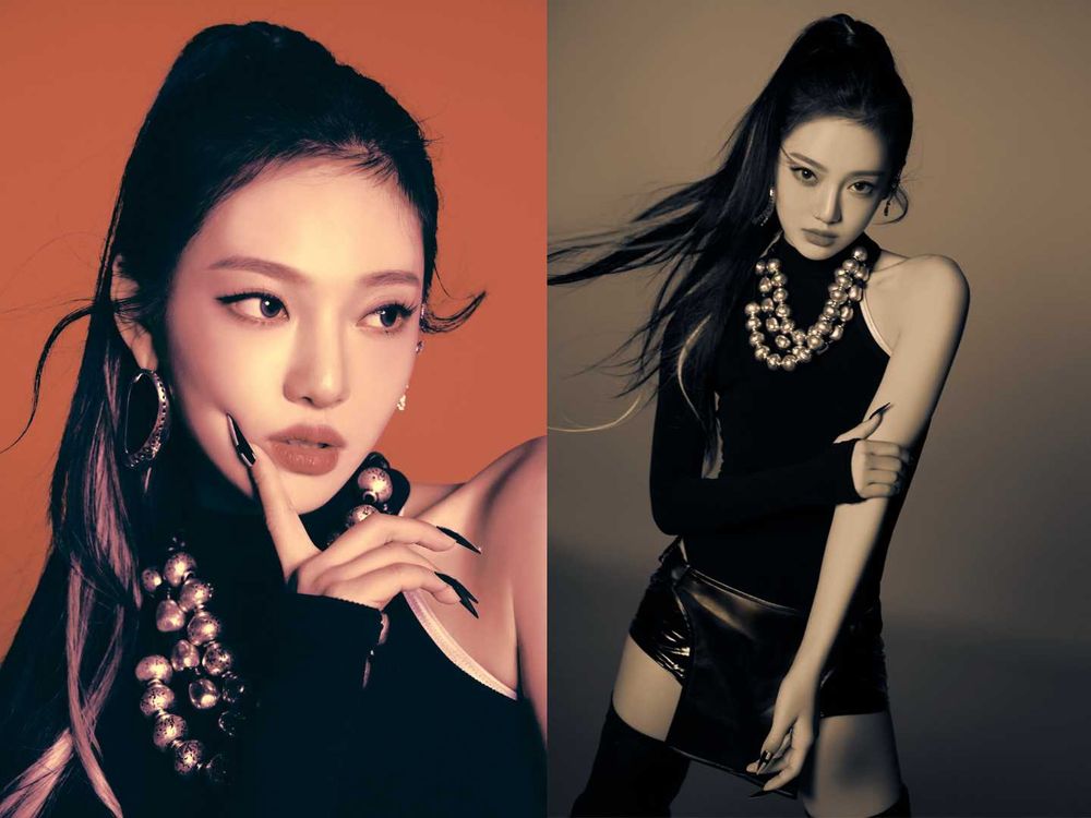 aespa回歸「末路狂花女兵」造型狂爆！Winter玉米鬚馬尾差點認不出、Y3K還是得看她們！-6