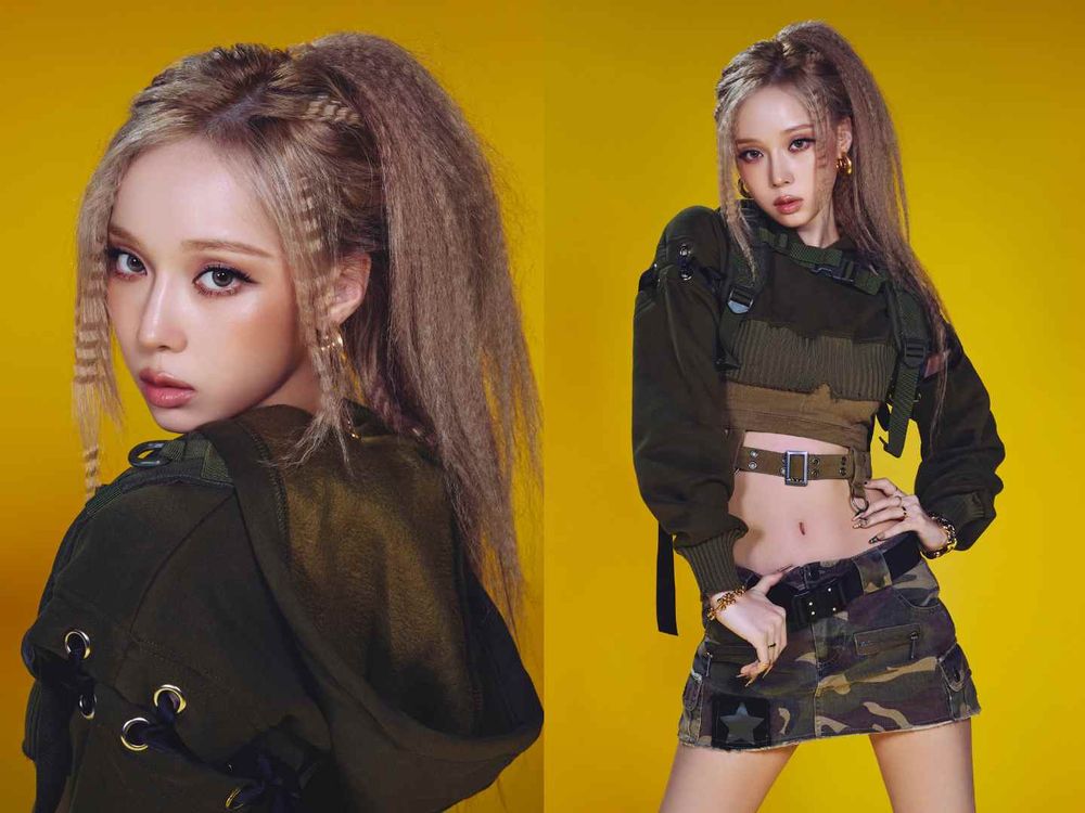 aespa回歸「末路狂花女兵」造型狂爆！Winter玉米鬚馬尾差點認不出、Y3K還是得看她們！-10