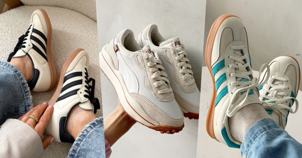 秋冬鞋櫃必備「奶油餅乾色」球鞋！adidas、PUMA這雙太可愛，之前怎麼沒發現？！-2