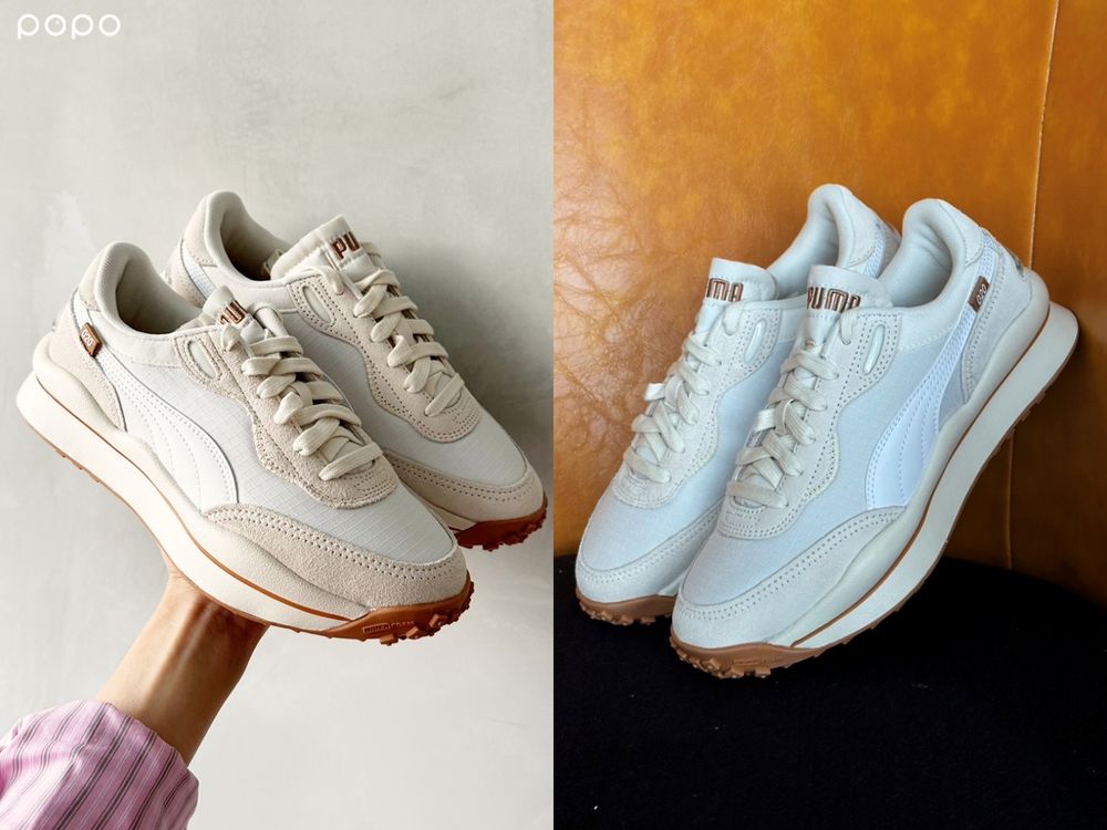 秋冬鞋櫃必備「奶油餅乾色」球鞋！adidas、PUMA這雙太可愛，之前怎麼沒發現？！-8