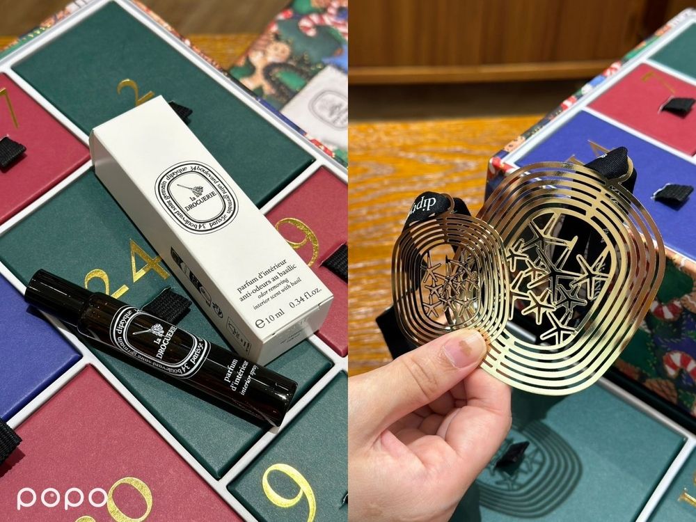 Diptyque必收2024聖誕倒數月曆！肌膚之華、杜桑、紙染之水都有，行李箱階梯設計、太夢幻了！-4
