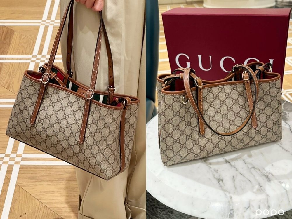 GUCCI小紅書爆款托特包來了！實品真的美「大容量、入門價」領年終就去結帳！-7