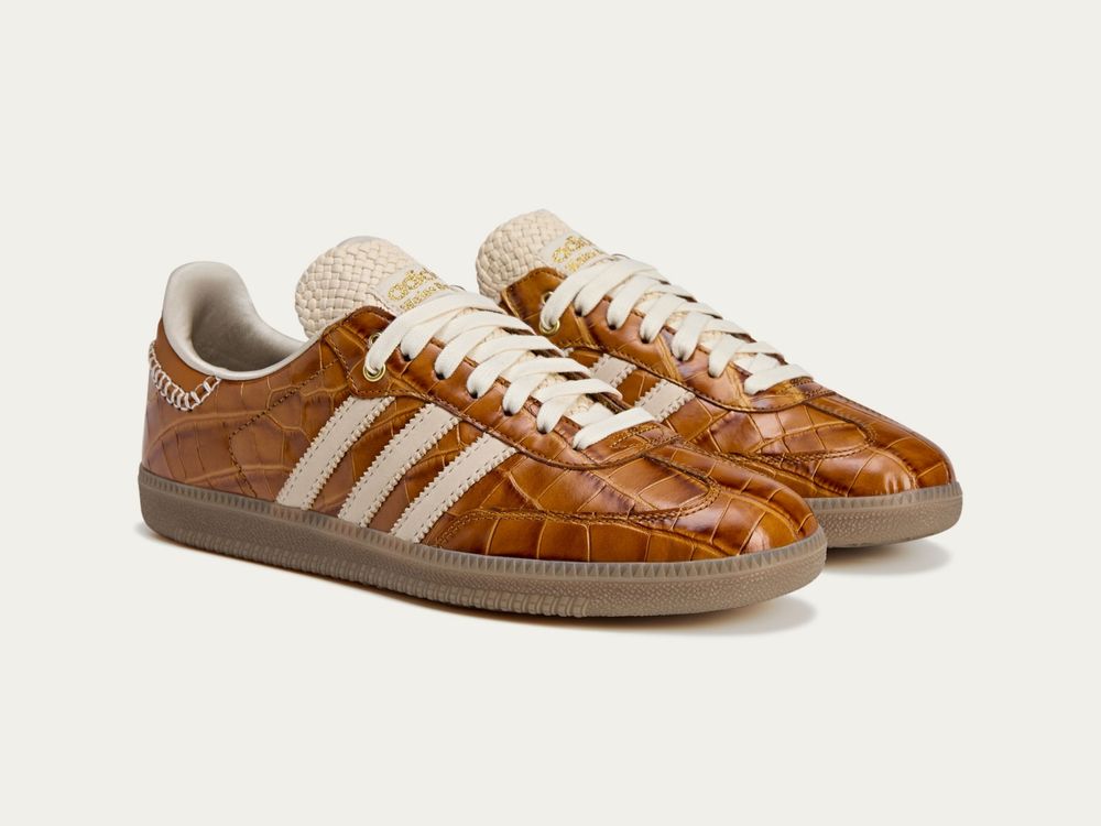 要用搶的聯名來了！adidas Samba「頂奢鱷魚紋款」拼接細節、一上腳精品感爆棚！-7