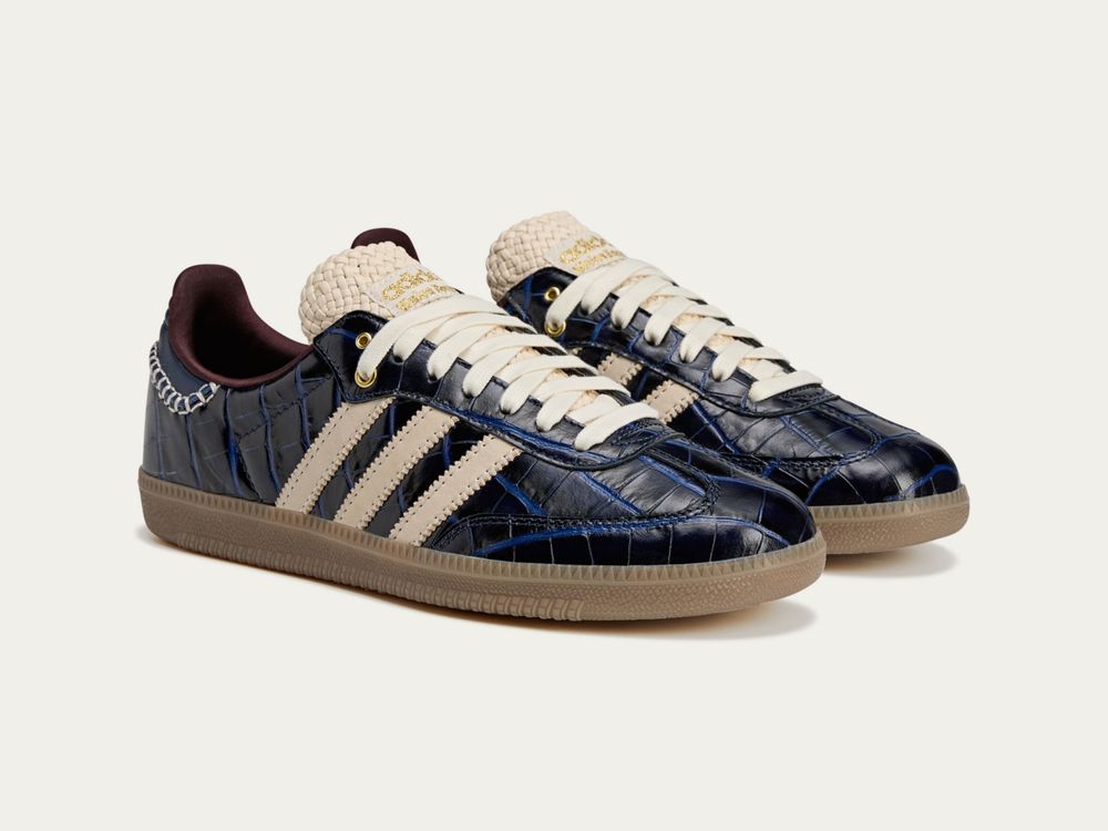 要用搶的聯名來了！adidas Samba「頂奢鱷魚紋款」拼接細節、一上腳精品感爆棚！-6
