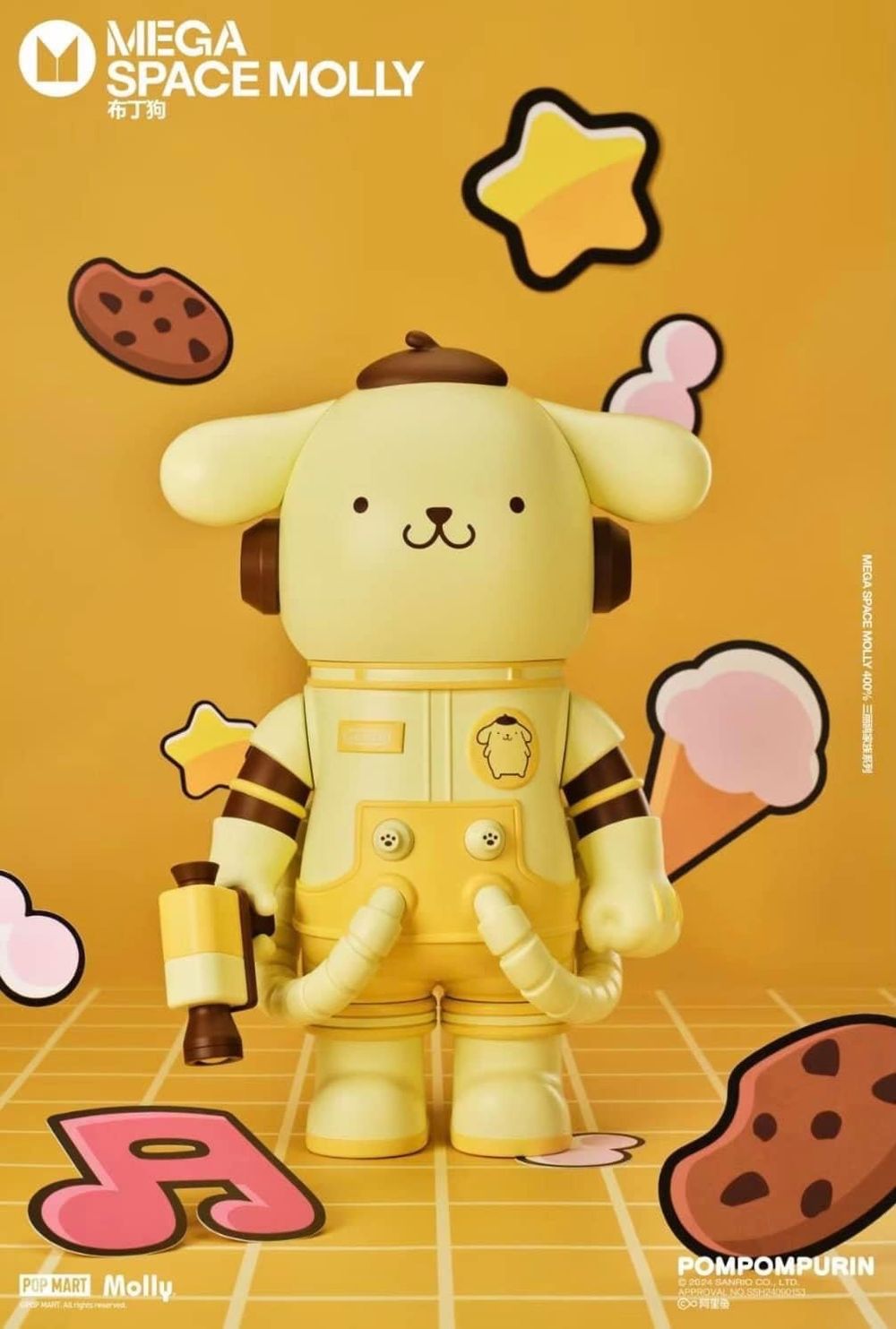 超夢幻聯名！泡泡瑪特×三麗鷗超爆萌「Hello Kitty、布丁狗太空人」7款MOLLY公仔這天開搶！-8