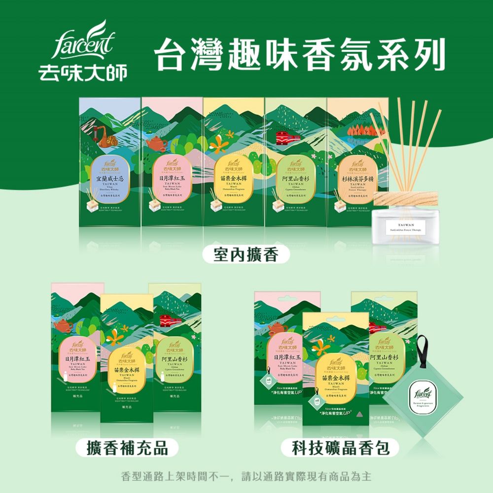寶雅、全聯都買得到！花仙子5款「台灣景點特色」擴香瓶，宜蘭威士忌、日月潭紅玉...，最在地的伴手禮！-9