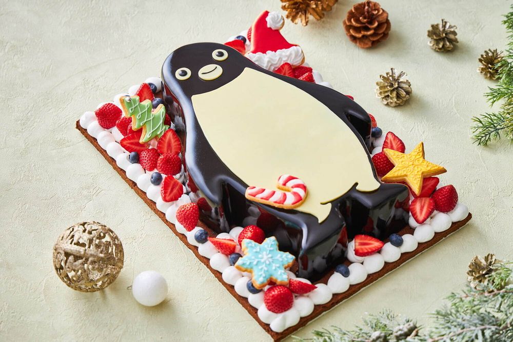 史上最可愛聖誕節甜點！日本推「聖誕Suica企鵝蛋糕」日妞也搶訂、樹幹蛋糕Q到捨不得吃！-5