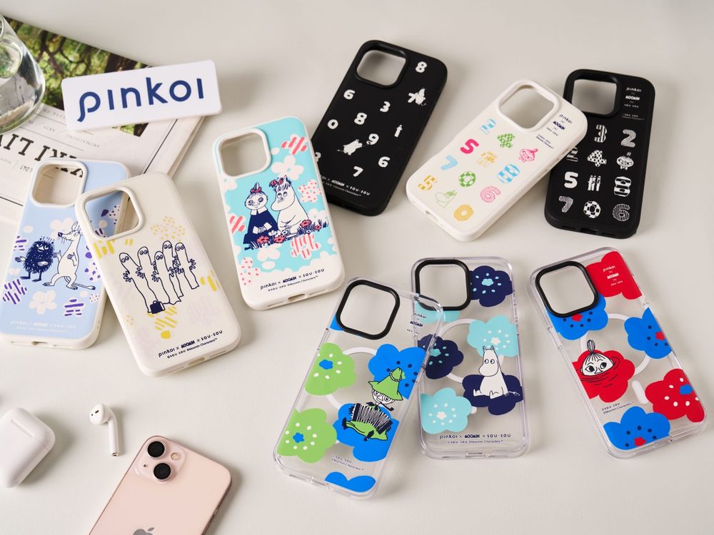 Pinkoi跟日妞最愛的SOU·SOU、嚕嚕米三方聯名啦！獨家印花爆美手機殼、冷水壺必買週邊一次看！-16
