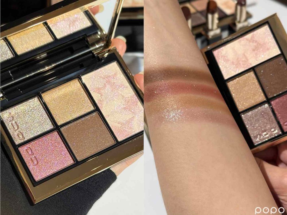 2024聖誕限量眼影盤推薦！YSL、DIOR、SUQQU細緻珠光天花板，RMK今年最粉嫩時尚！-7