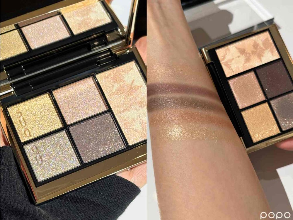 2024聖誕限量眼影盤推薦！YSL、DIOR、SUQQU細緻珠光天花板，RMK今年最粉嫩時尚！-8