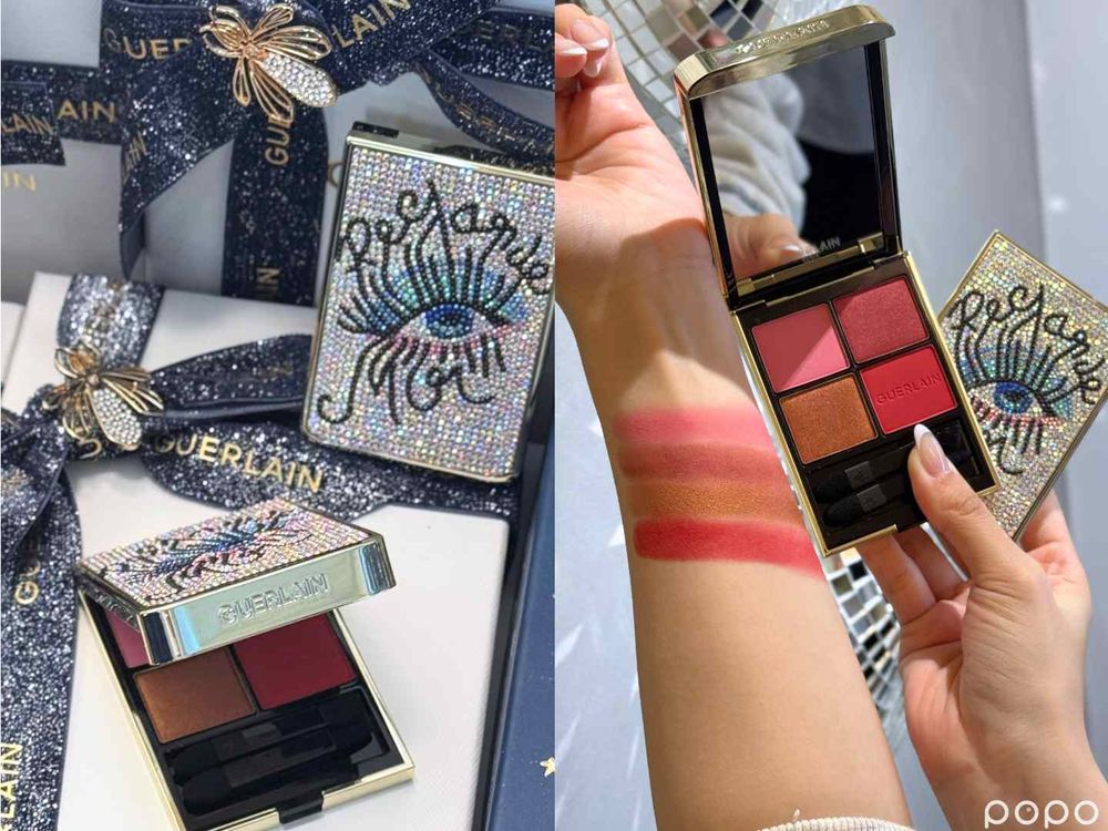 2024聖誕限量眼影盤推薦！YSL、DIOR、SUQQU細緻珠光天花板，RMK今年最粉嫩時尚！-12