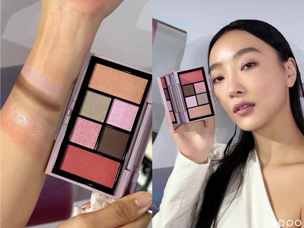 2024聖誕限量眼影盤推薦！YSL、DIOR、SUQQU細緻珠光天花板，RMK今年最粉嫩時尚！-14