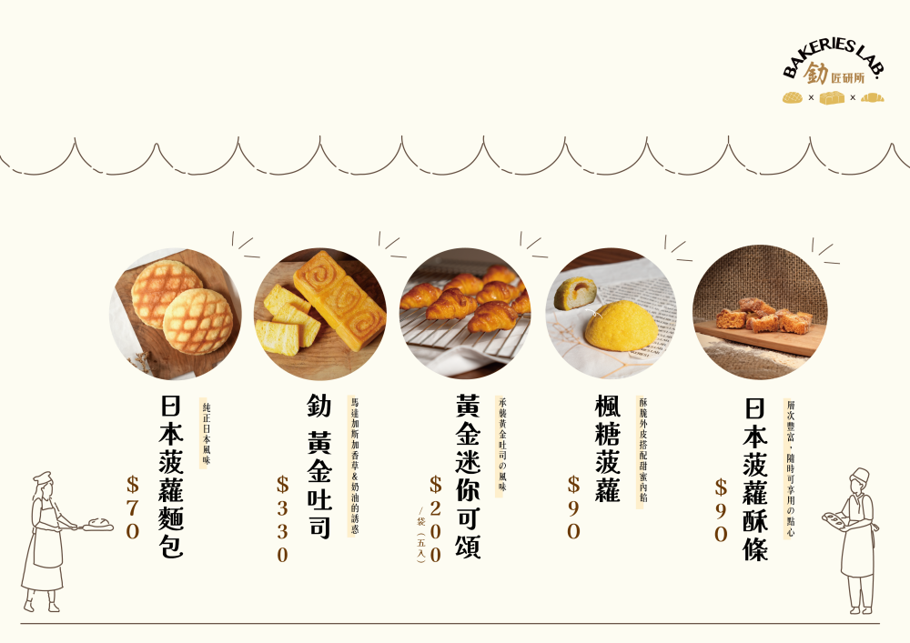 日本也搶爆的菠蘿麵包來台灣了！釛 匠研所開「在這」還有台灣限定「菠羅小廢包」可愛到忍不住掏錢！-21