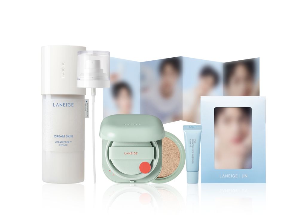 LANEIGE全球狂銷保濕「天才水」回歸！買牛奶水組合送「Jin迷你寫真冊」，蝦皮、momo也買得到！-10