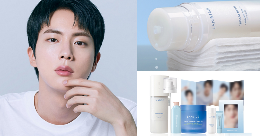 LANEIGE全球狂銷保濕「天才水」回歸！買牛奶水組合送「Jin迷你寫真冊」，蝦皮、momo也買得到！-1