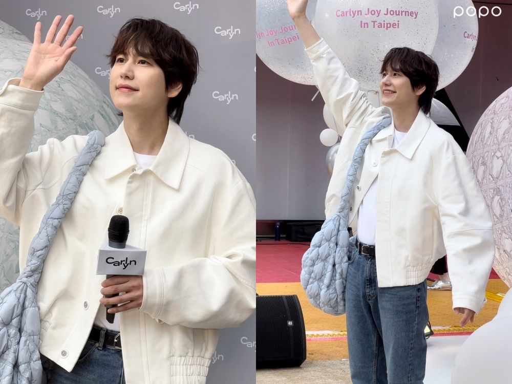 本人更帥！Super Junior圭賢快閃信義區「雲朵包CARLYN」心疼粉絲淋雨太感人！-3