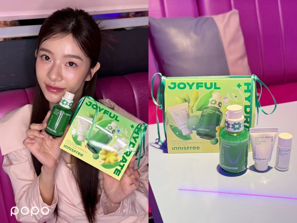 INNISFREE超可愛5款聖誕限定保養禮盒！珉奎同款綠茶籽保濕精華、新品爆水澎澎霜、百元入手護手霜交換禮物！-4