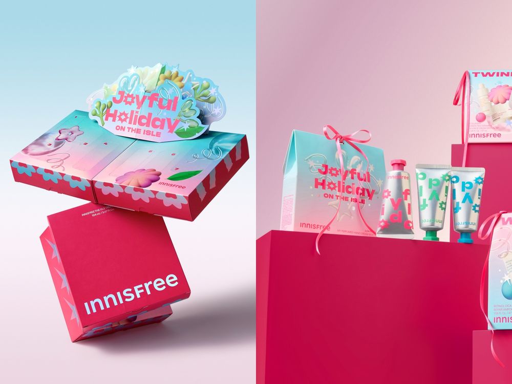 INNISFREE超可愛5款聖誕限定保養禮盒！珉奎同款綠茶籽保濕精華、新品爆水澎澎霜、百元入手護手霜交換禮物！-6