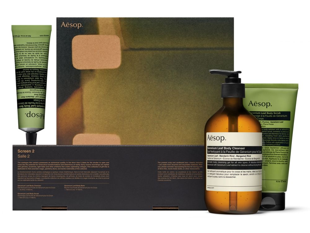每年最期待！Aesop「2024季節性禮盒系列」向電影藝術致敬，帶有故事情節的禮盒包裝，太有品味了！-9