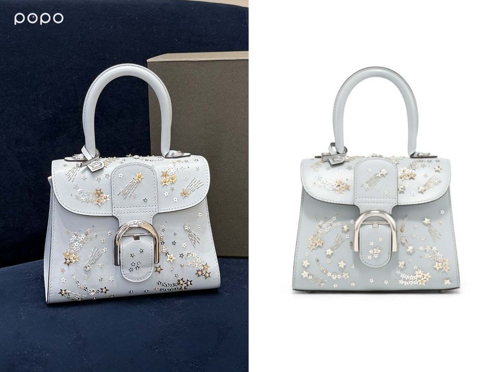 聖誕節許願禮物！Delvaux史上最夢幻系列「星空雲朵藍」梯形包、盒子包美到發瘋！-5