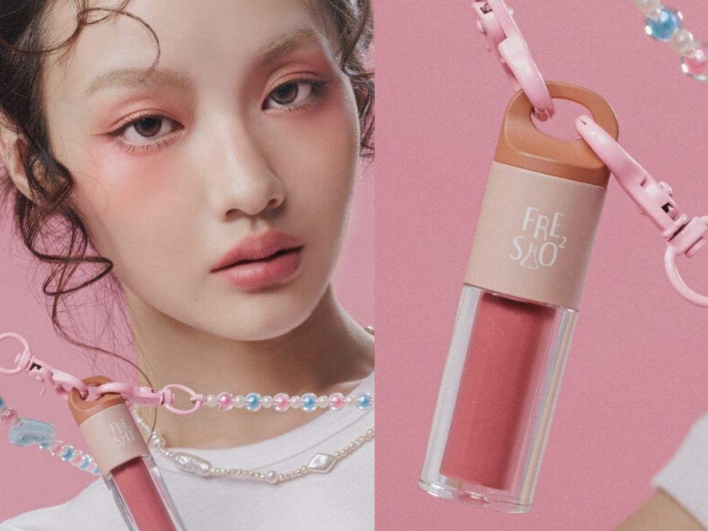 2024年末全新話題彩妝！FreshO2「膨膨多用小蜜串」 超美奶油微霧質地，一上唇頰滿臉粉嫩！-3