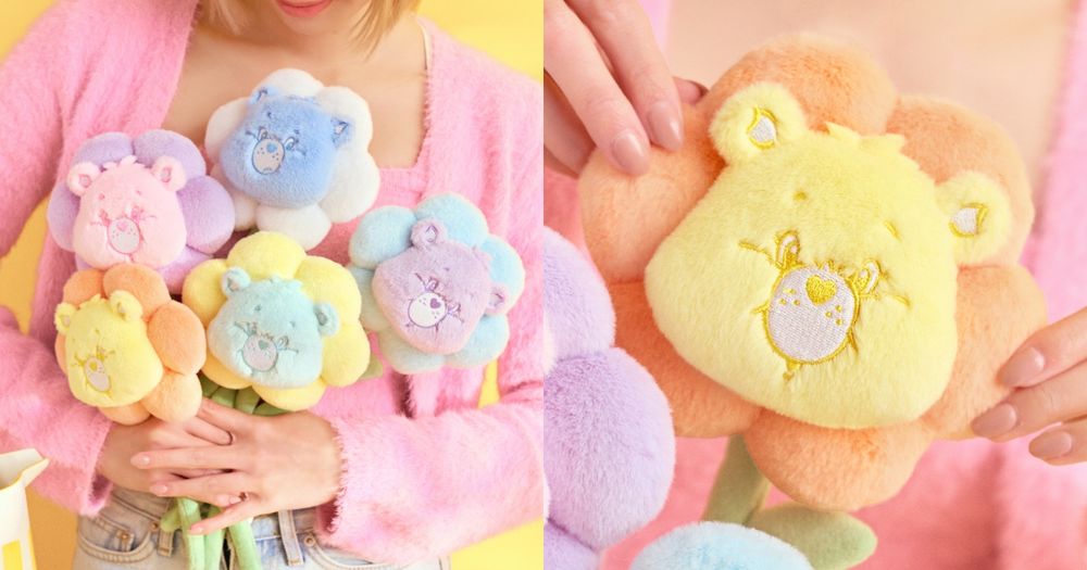 2025情人節禮物推薦！威秀影城「Care Bears彩虹熊絨毛花束」這天開賣、5款小熊花朵可愛到發瘋瘋！-1