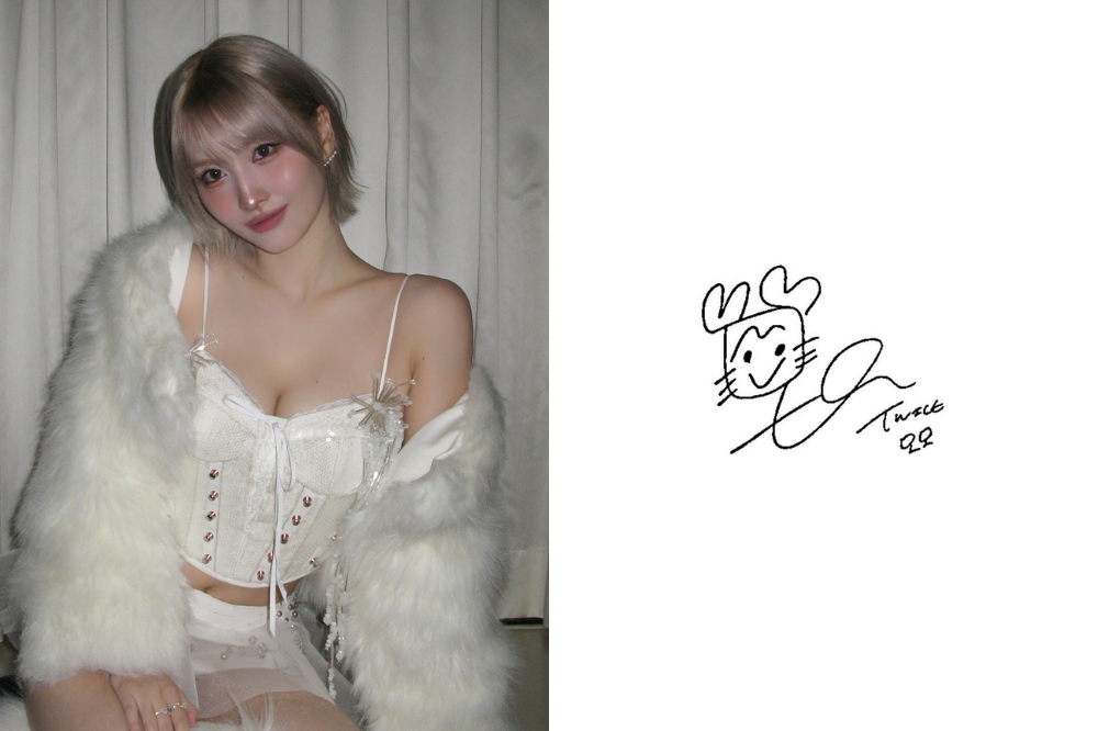 盤點7位簽名特殊的KPOP偶像！Momo、瑟琪圖案設計太可愛，I.N「沙漠狐狸」簽名亮點滿滿！-3