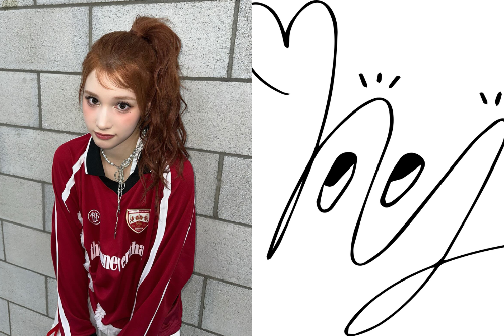 盤點7位簽名特殊的KPOP偶像！Momo、瑟琪圖案設計太可愛，I.N「沙漠狐狸」簽名亮點滿滿！-15