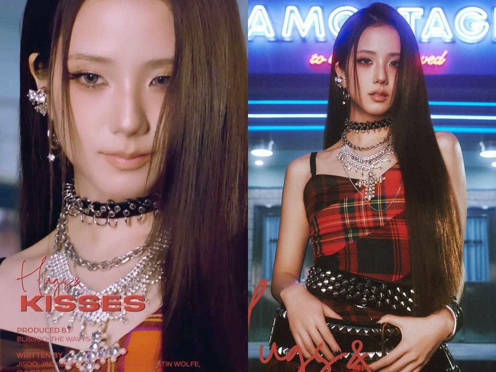 Jisoo新專輯《AMORTAGE》超百變！復古低麻花盤髮、細辮綁髮、泰迪嬉皮捲...，可鹽可甜、晉升新一代變髮指標！-7