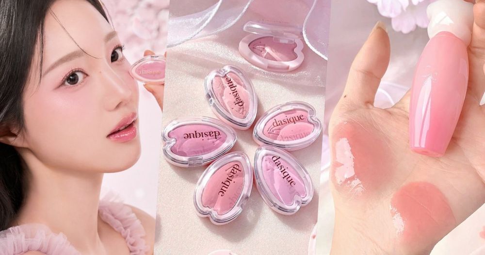 2025春季彩妝飄仙氣！dasique絕美櫻花瓣眼影、仙女棒唇釉，未上市已爆紅、美到失去理智！-1