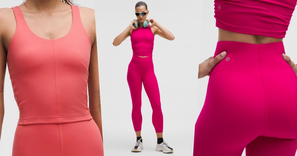 瑜珈服王者lululemon新貨到！新款運動褲超提臀、運動內衣舒服到像沒穿！-1
