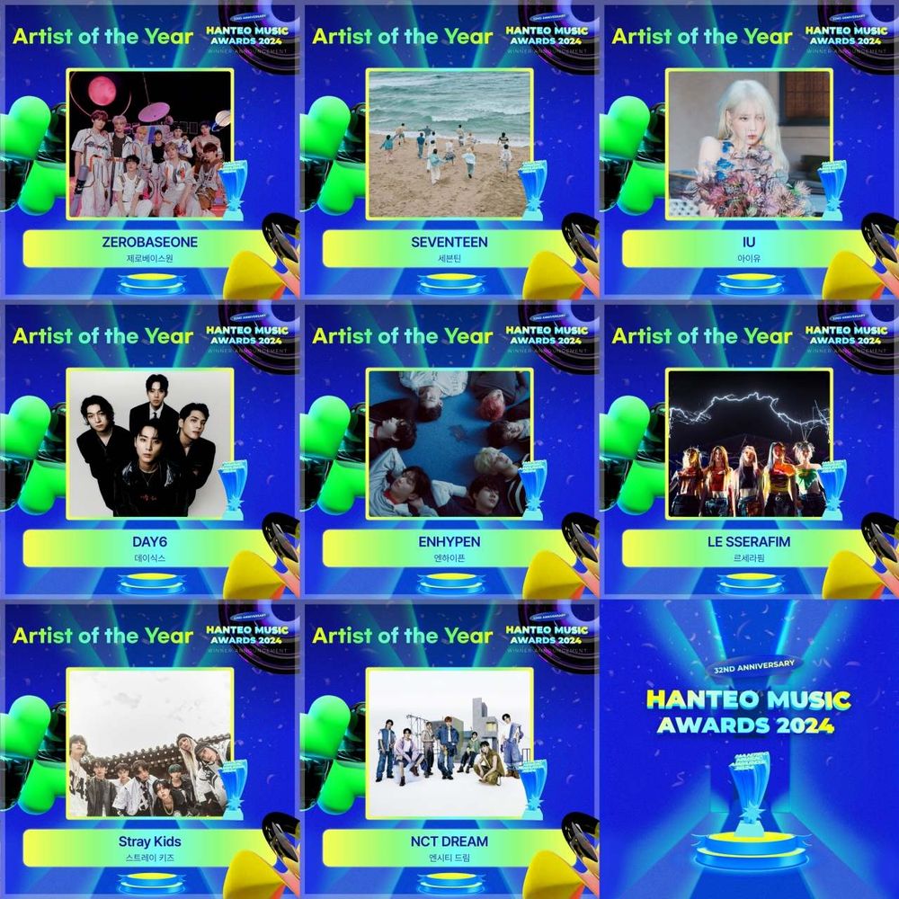 2024韓國HMA得獎名單出爐！TXT橫掃5大獎項，aespa、(G)I-DLE、SEVENTEEN奪大賞！-6